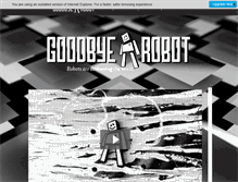 Tablet Screenshot of goodbyerobot.com